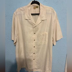 Men’s Shirt by Caribbean XL, I00% Silk